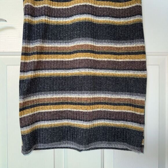 Emma & Michele Striped Knit MIDI Dress Brown Woman’s Size M Style 14018¿ - Picture 7 of 8